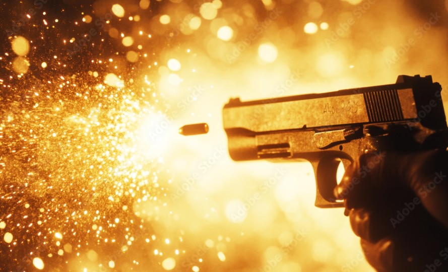 firing gun