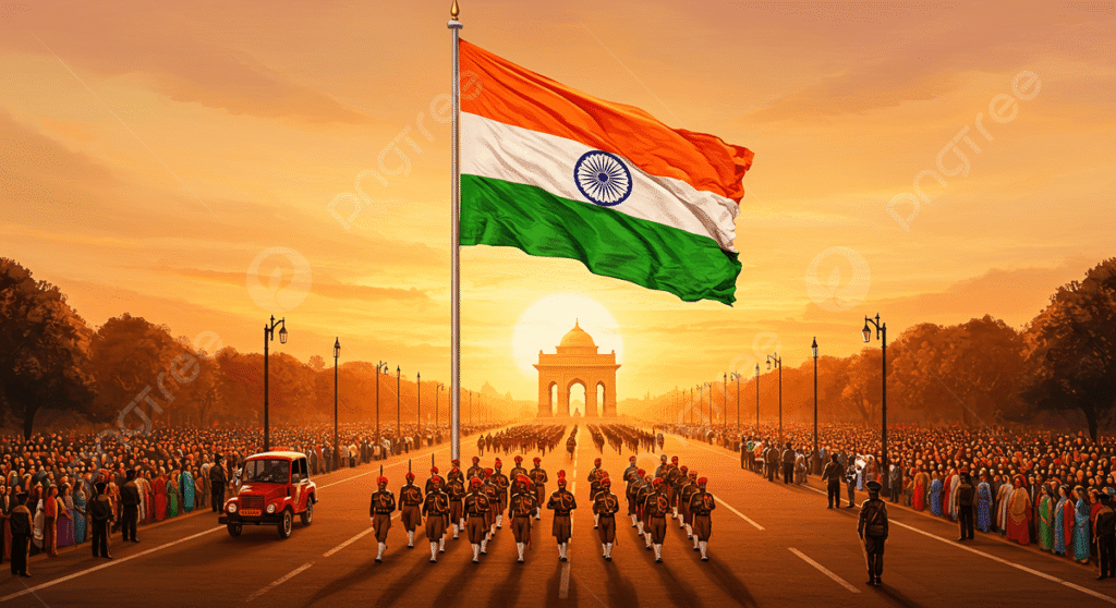 pngtree-indian-flag-hoisting-ceremony-at-sunrise-with-parade-and-crowd-commemoration-picture-image_16264170