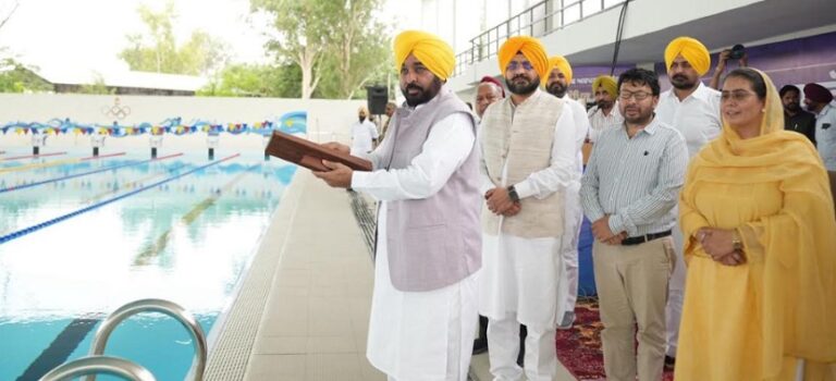 ਸੰਗਰੂਰ ਨੂੰ ਮਿਲਿਆ ਓਲੰਪਿਕ ਪੱਧਰ ਦਾ ਸਵਿਮਿੰਗ ਪੂਲ : ਸੀਐਮ ਮਾਨ